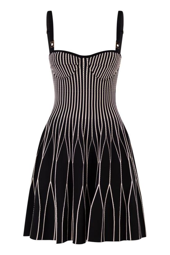 26SS 엘리자베타프랜치 미디 원피스 AM27S62E2 685 BLACK BUTTER