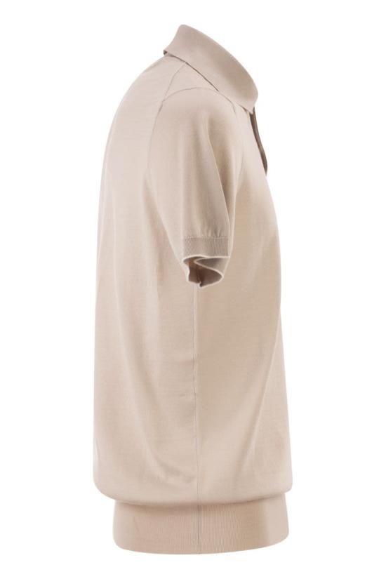 26SS 브루넬로 쿠치넬리 반팔 티셔츠 M29800125 CBD04 LIGHT BEIGE - BRUNELLO CUCINELLI