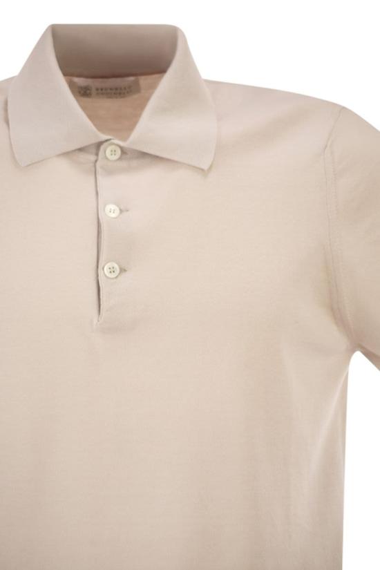 26SS 브루넬로 쿠치넬리 반팔 티셔츠 M29800125 CBD04 LIGHT BEIGE - BRUNELLO CUCINELLI