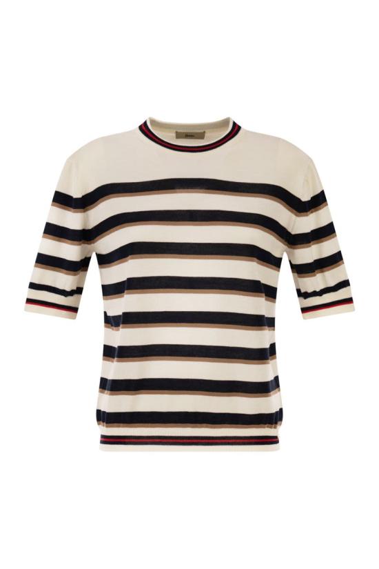 26SS 에르노 반팔 티셔츠 MG000239D72118 1092 WHITE BLUE