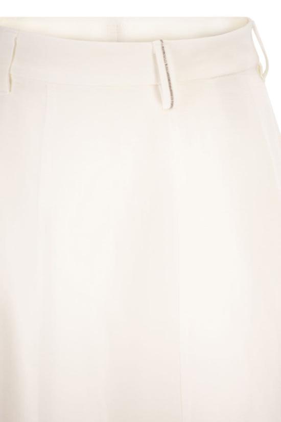 26SS 브루넬로 쿠치넬리 롱 스커트 MH126G3951 C600 NATURAL - BRUNELLO CUCINELLI