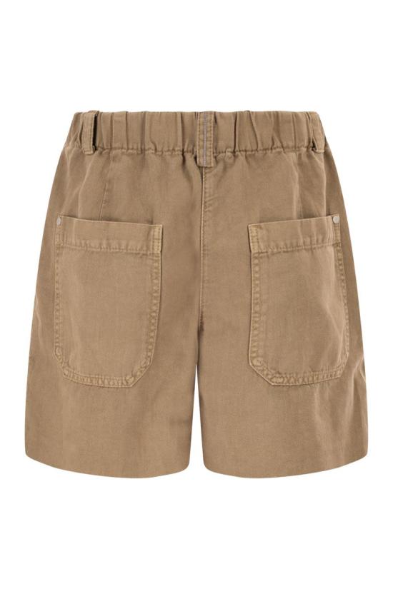 26SS 브루넬로 쿠치넬리 스트레이트 팬츠 ML996P5761 C1799 BROWN - BRUNELLO CUCINELLI