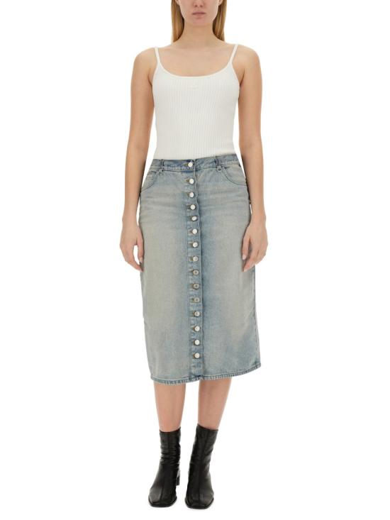  쿠레쥬 반팔 티셔츠 PERMDE012 FI00010001 WHITE - COURREGES