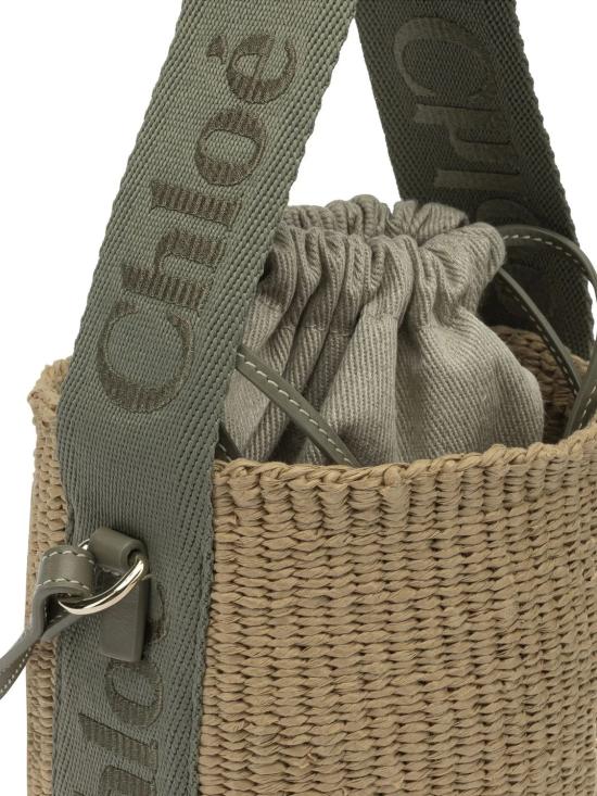 26SS 끌로에 우디 스몰 바스켓백 CHC23AS381L18 3D6 ALOEGREEN - CHLOE