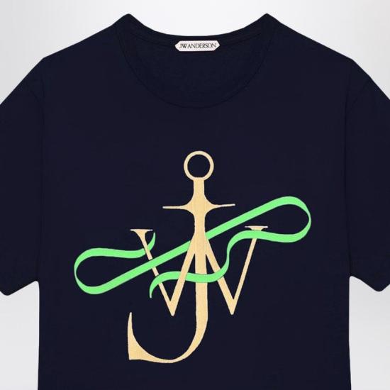 26SS JW앤더슨 반팔 티셔츠 JT0320PG1937888 BLACK - JW ANDERSON