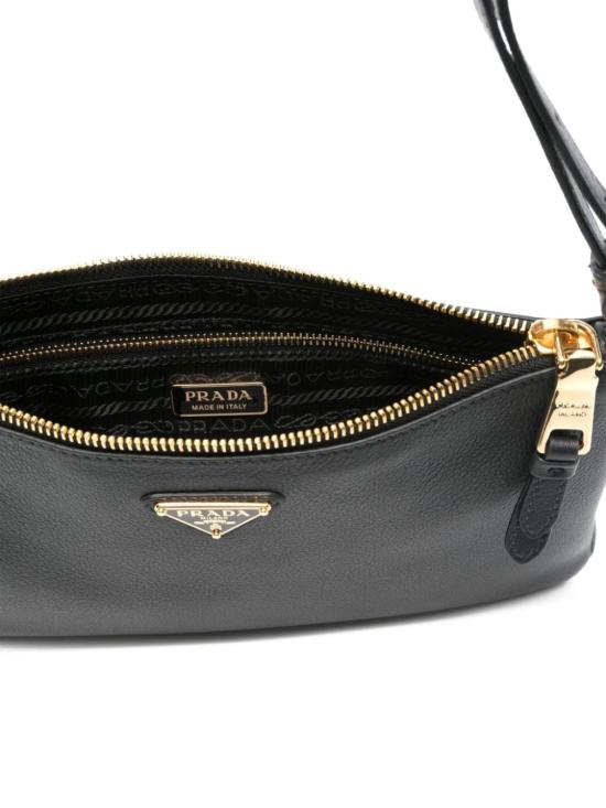  프라다 브루 트라이앵글 로고 숄더백 1BC2382CYSF03BH BLACK - PRADA