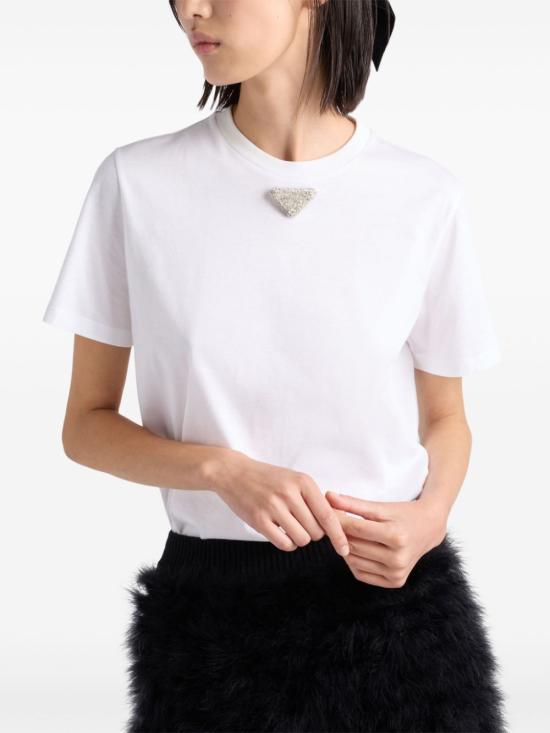  프라다 반팔 티셔츠 35838R16DVF0009 WHITE - PRADA