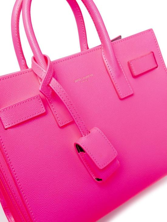  생로랑 삭 드 주르 나노 그레인 드 뿌드르 엠보스 레더 392035AABGT5693 PINK - SAINT LAURENT
