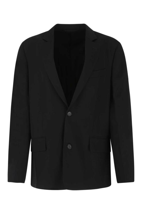 26SS 발렌시아가 플랩 포켓 블레이저 674431TJO251000 black