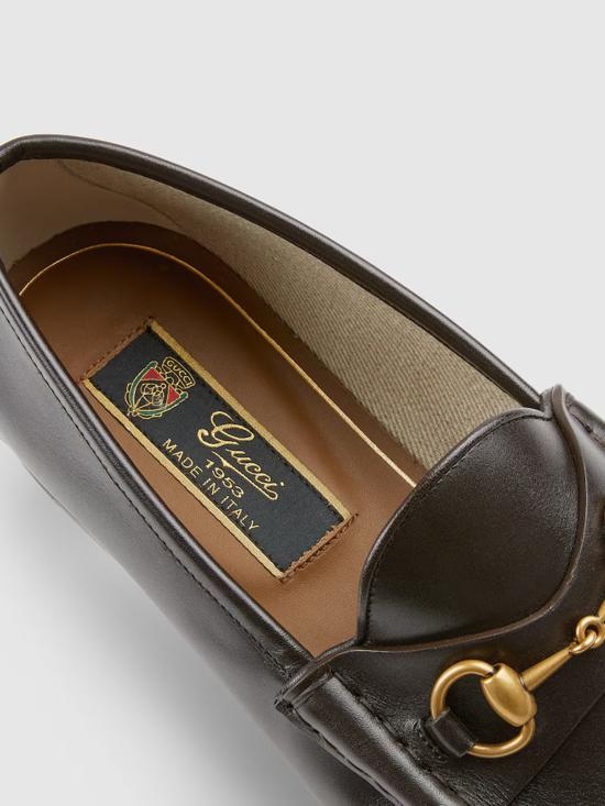 26SS 구찌 1953 홀스빗 레더 로퍼 307929AADCW2179 BLACK - GUCCI