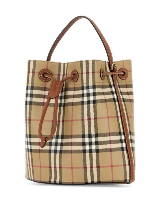 26SS 버버리 스몰 체크 버킷 백 8100490155142 A9534 VCHBRBROWN - BURBERRY