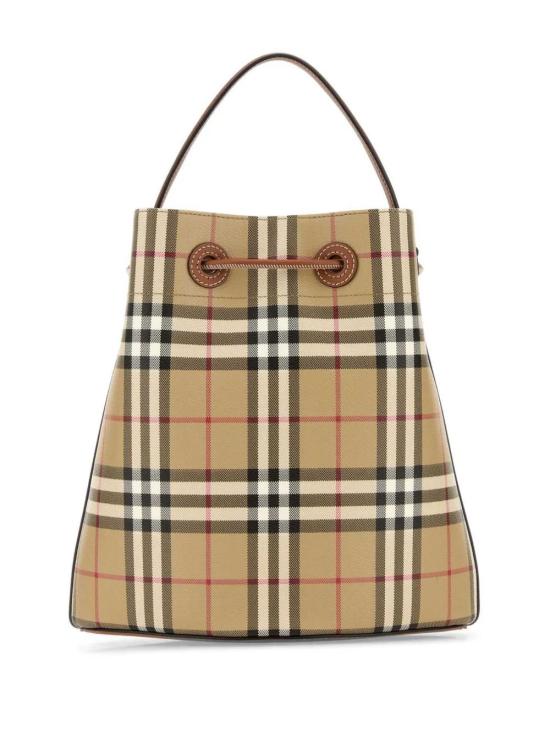 26SS 버버리 스몰 체크 버킷 백 8100490155142 A9534 VCHBRBROWN - BURBERRY