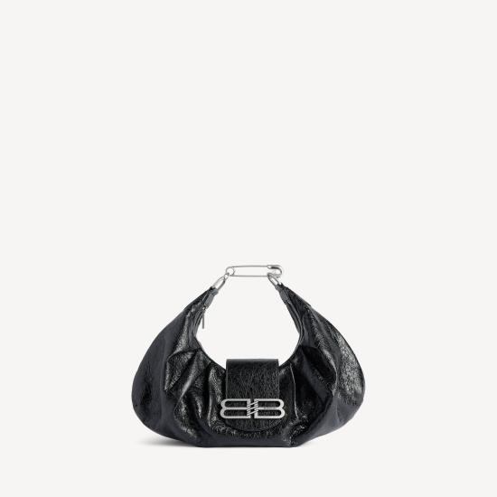 26SS 발렌시아가 숄더백 8506492ABT1 1000 BLACK