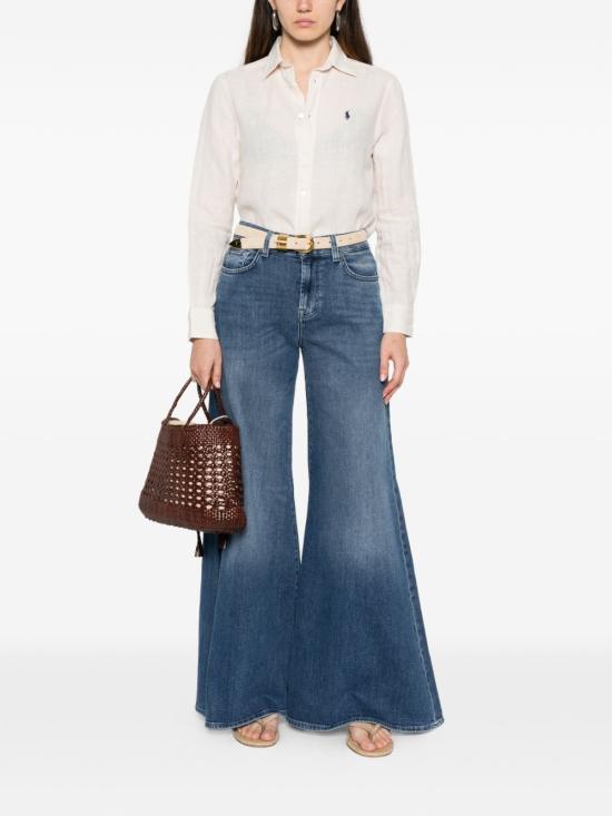 26SS 폴로 랄프로렌 포니 자수 리넨 셔츠 (211970730009) 211970730511 PRCHMNT CR DOM - POLO RALPH LAUREN