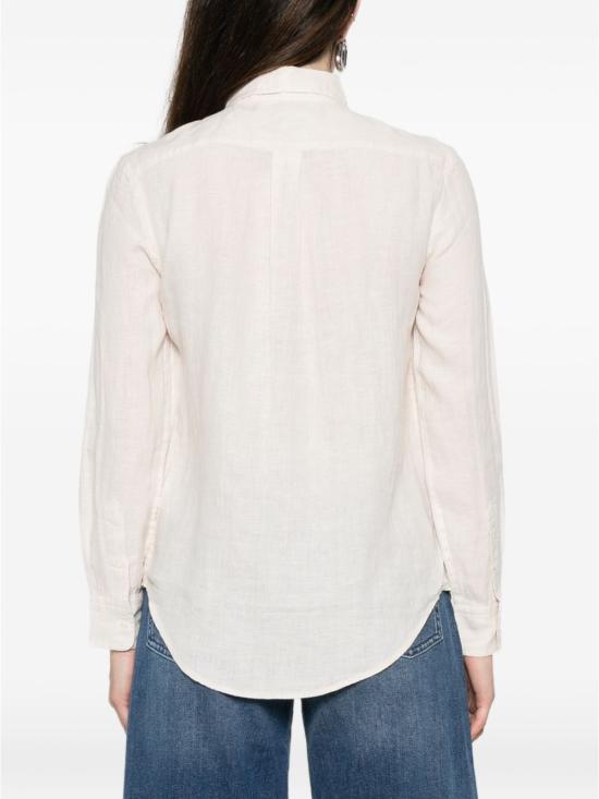 26SS 폴로 랄프로렌 포니 자수 리넨 셔츠 (211970730009) 211970730511 PRCHMNT CR DOM - POLO RALPH LAUREN