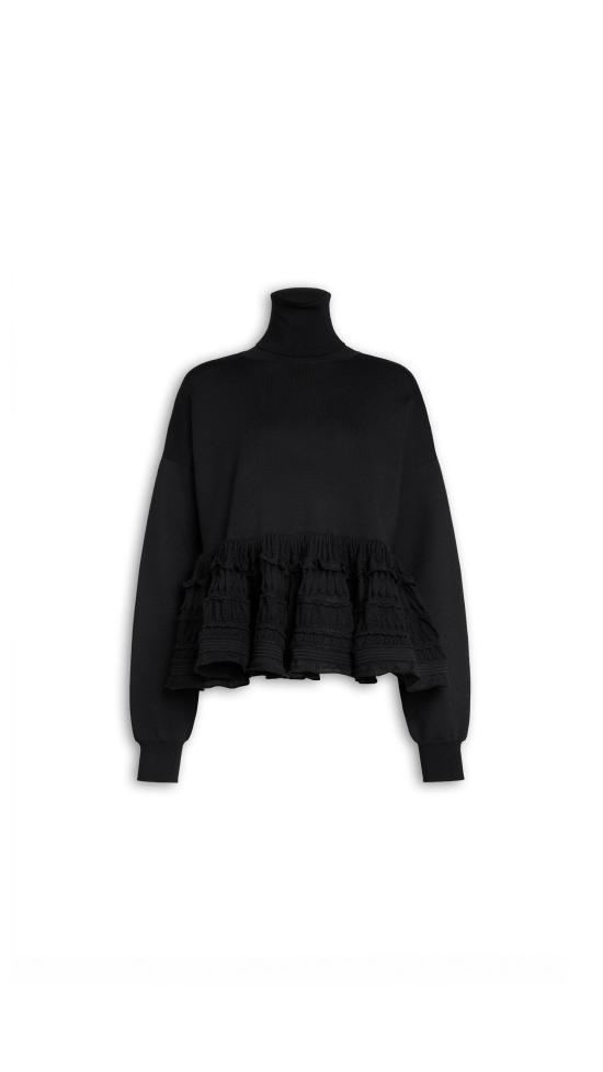 26SS 알라이아 터틀넥 AA9G0097K164C 995 NOIRALAIA