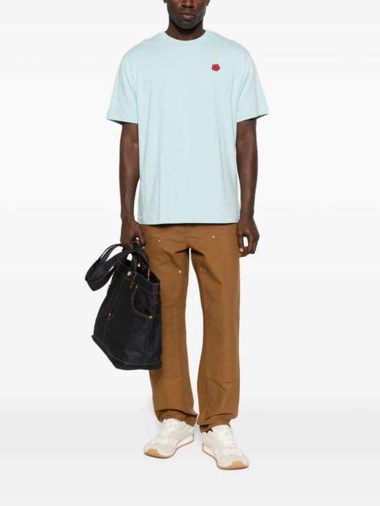 26SS 겐조 반팔 티셔츠 FE65TS4744SG 62 GLACIER - KENZO