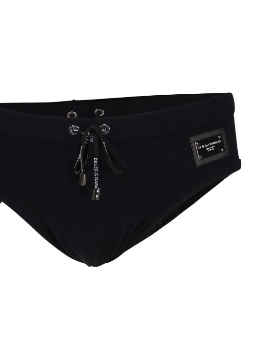 25FW 돌체앤가바나 스윔팬츠 M4A76J FUGA2N0000 Black - DOLCE & GABBANA