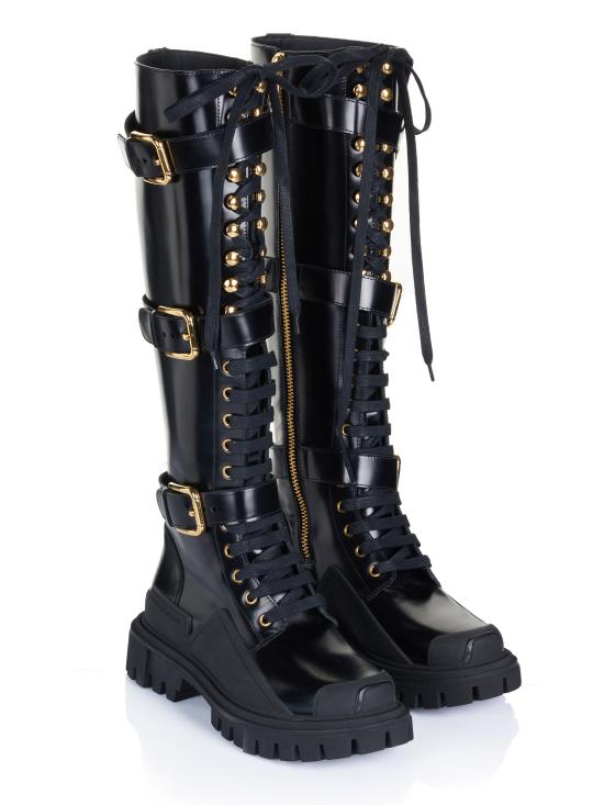  돌체앤가바나 부츠 CU0669 AW681 BLACK - DOLCE & GABBANA