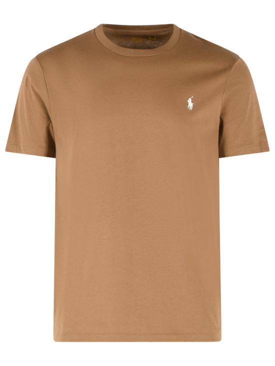 26SS 폴로 랄프로렌 폴로 티셔츠 710671438536 Brown