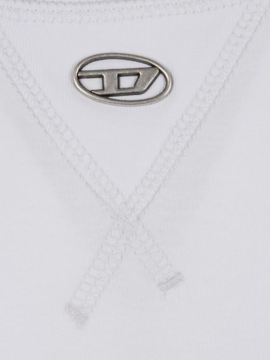 26SS 디젤 반팔 티셔츠 A199630AIJU100 WHITE DOM - DIESEL