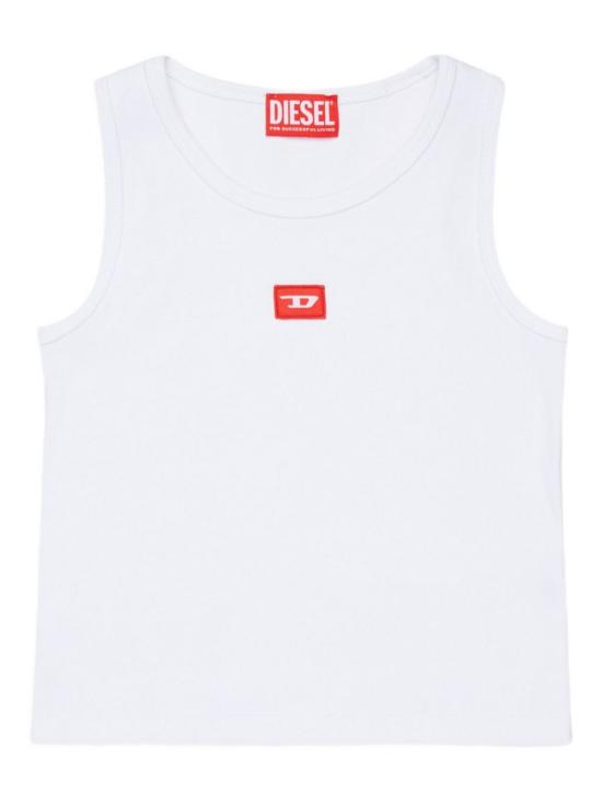 26SS [키즈] 디젤 티셔츠 J02594KYAZY K100 White