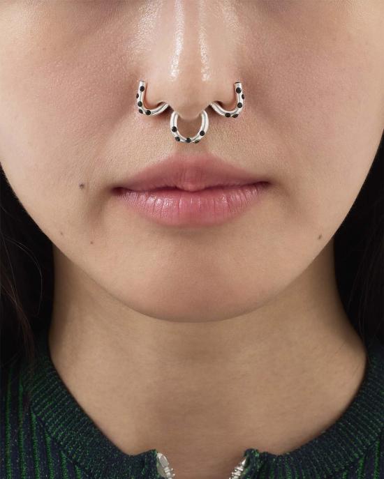 25FW 써네이 반지 ACCXJEW022 D 001 black ARGENTO - SUNNEI