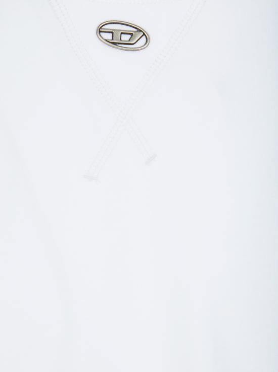 26SS 디젤 오벌 D 크루넥 티셔츠 A199630AIJU 100 BIANCO - DIESEL