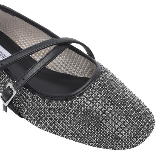 26SS 스티브매든 플랫 슈즈 WATCHLIST BLACK Black - STEVE MADDEN