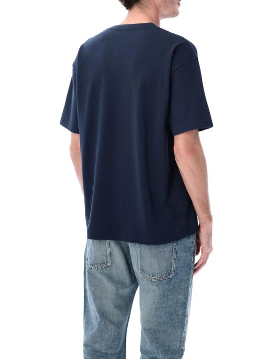 26SS 생로랑 반팔 티셔츠 832941Y37HC 4110 BLUE MINERALE - SAINT LAURENT