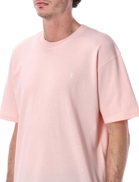 26SS 생로랑 반팔 티셔츠 832941Y37HC 5631 ROSE NATUREL - SAINT LAURENT