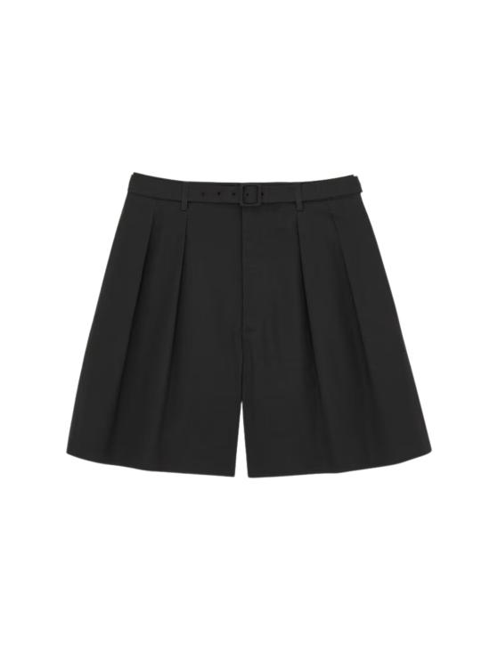 26SS 생로랑 숏팬츠 860929Y1H48 1000 Nero