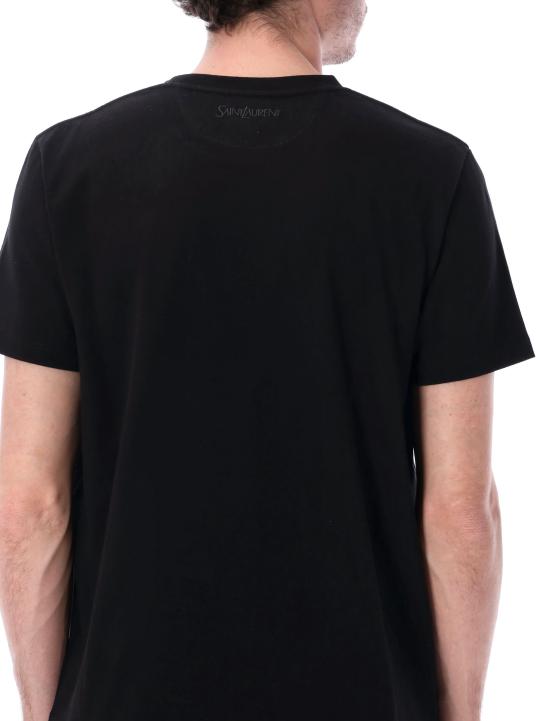 26SS 생로랑 반팔 티셔츠 861693Y38AK 1000 Nero - SAINT LAURENT