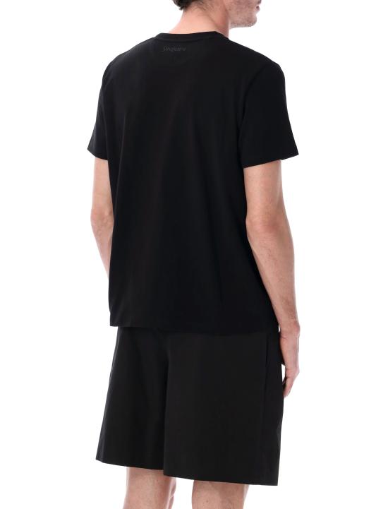 26SS 생로랑 반팔 티셔츠 861693Y38AK 1000 Nero - SAINT LAURENT