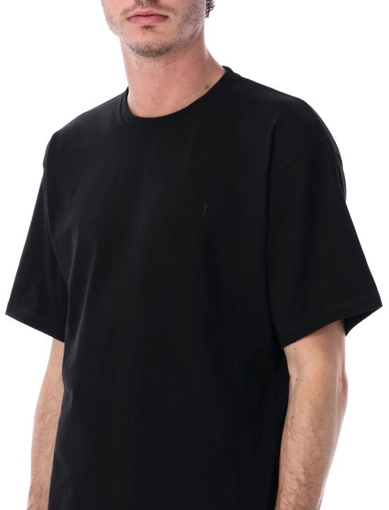 26SS 생로랑 반팔 티셔츠 862769Y38AK 1000 Nero - SAINT LAURENT