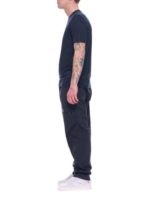 25SS 마제스틱필라쳐 긴팔 티셔츠 Majestic Filatures 남성용 면 티셔츠 블랙 크루넥 레귤러핏 M296 HTS022 003 - MAJESTIC FILATURES
