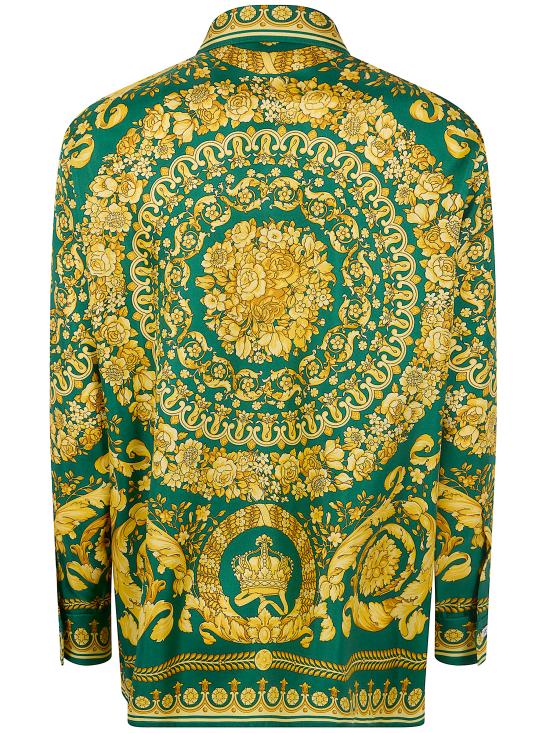 26SS 베르사체 셔츠 1001360 1A04236 5GD10 EMERALD GOLD - VERSACE