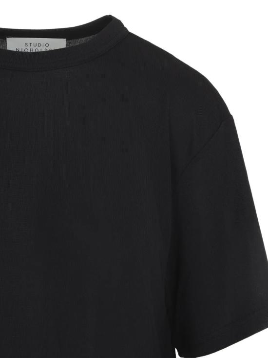 26SS 스튜디오 니콜슨 반팔 티셔츠 ROND SNW 1385 BLACK GRAPE - STUDIO NICHOLSON