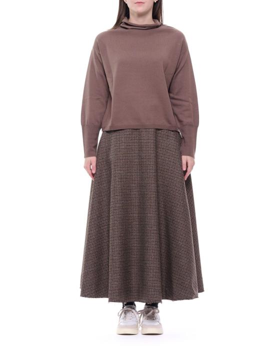 25FW 아라고나 터틀넥 D3208 Brown - ARAGONA