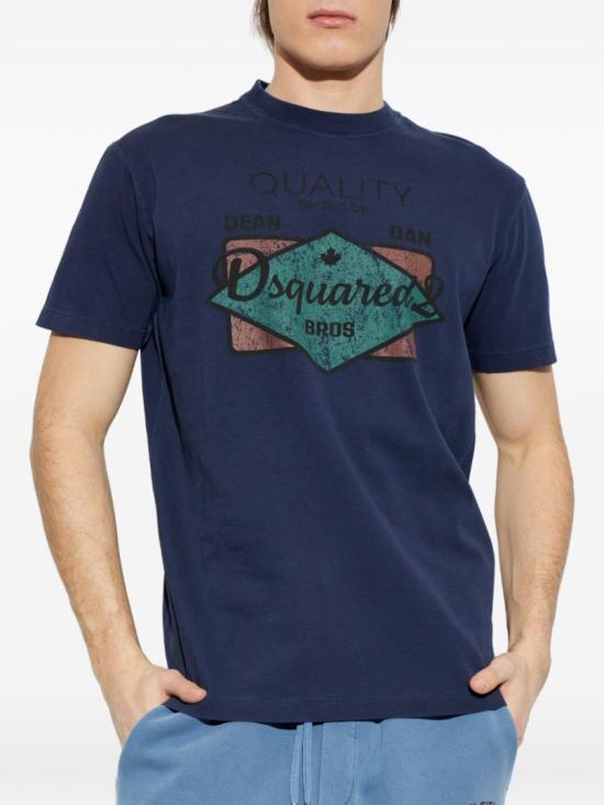 26SS 디스퀘어드2 반팔 티셔츠 S71GD1659 D20049 470 Blue - DSQUARED2