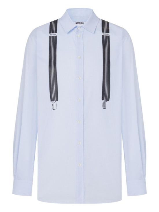 26SS 모스키노 긴팔 셔츠 A0238 0236 4266 White