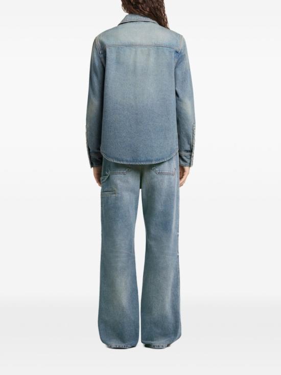 26SS 쿠레쥬 데님 자켓 126DCH123DE0058 7055 Blue - COURREGES