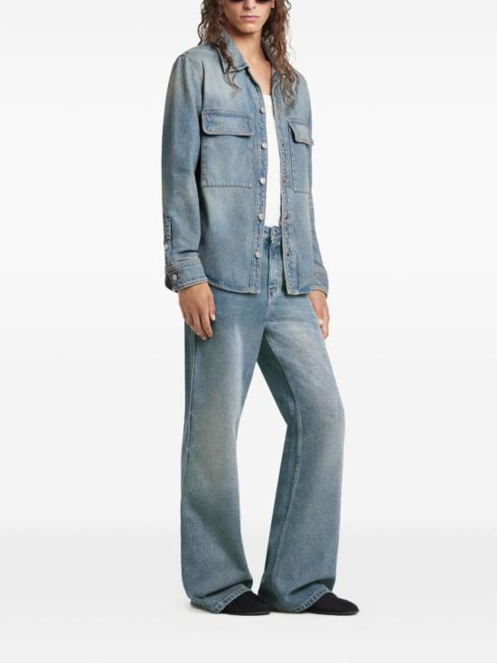 26SS 쿠레쥬 데님 자켓 126DCH123DE0058 7055 Blue - COURREGES