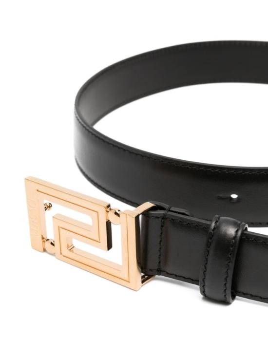 26SS 베르사체 가죽 벨트 1012399 DVTP1 1B00V Black - VERSACE