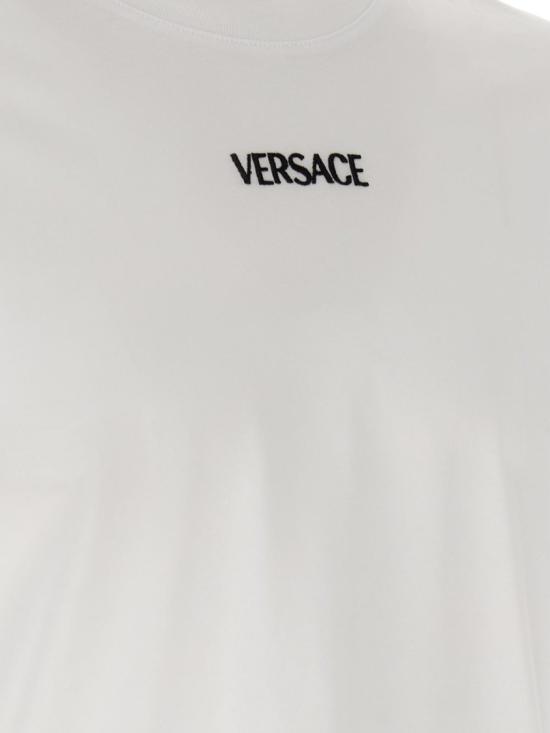 26SS 베르사체 반팔 티셔츠 1013944 1A16455 1W000 White - VERSACE