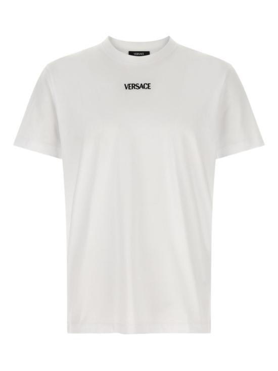 26SS 베르사체 반팔 티셔츠 1013944 1A16455 1W000 White