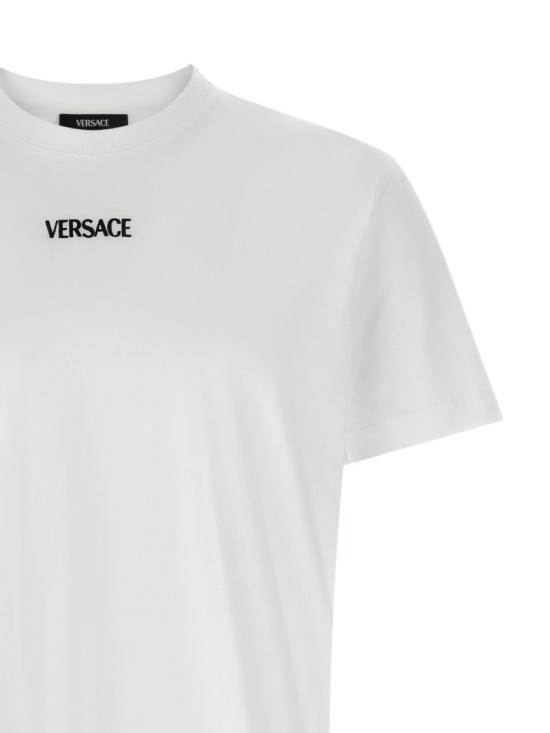 26SS 베르사체 반팔 티셔츠 1013944 1A16455 1W000 White - VERSACE