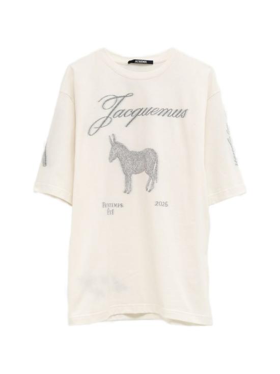 26SS 자크뮈스 아네 티셔츠 TSM00625 AJ00266 1NW White