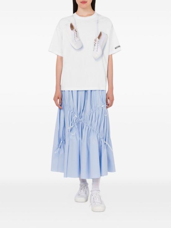 26SS 모스키노 롱 스커트 A0106 0531 1293 Blue - MOSCHINO