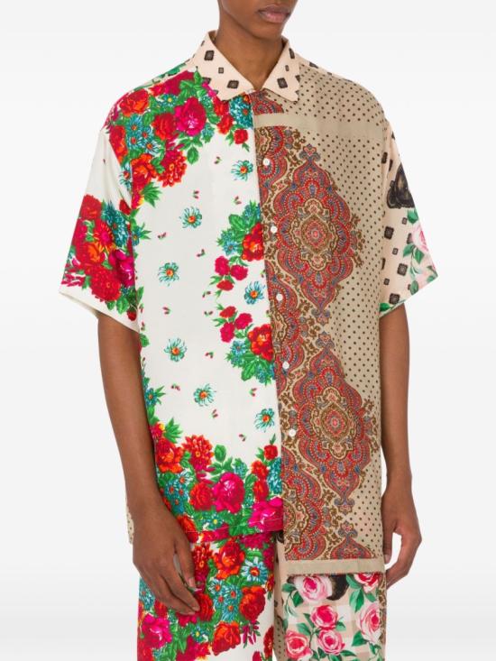 26SS 모스키노 반팔 셔츠 A0222 0266 1888 Multicolor - MOSCHINO